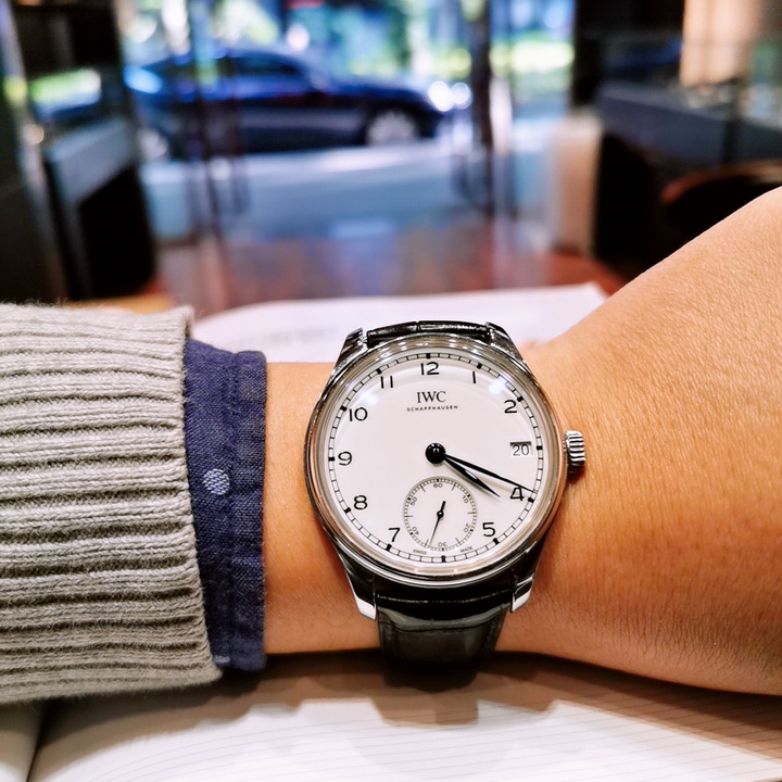 订货万国葡萄牙8日链150周年限量机械男表iw510212